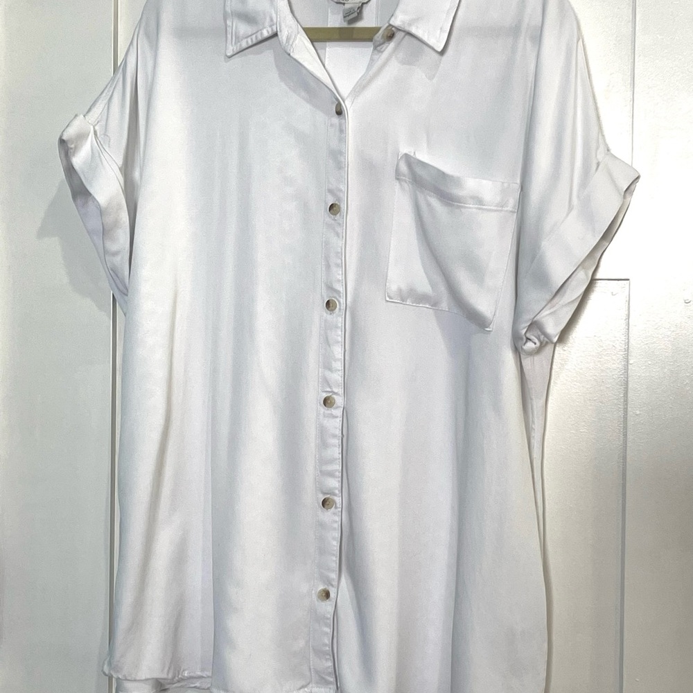 White Button-Up Shirt